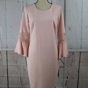 tommy hilfiger NWT light pink midi dress